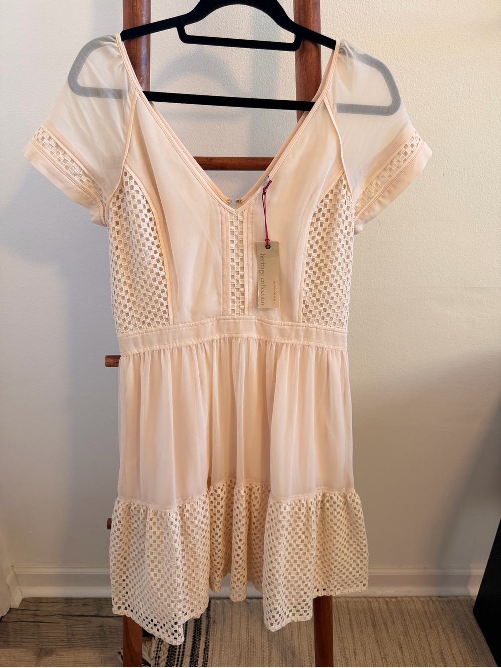 NWT Banana Republic Heritage Collection Lace-Trim mini dress